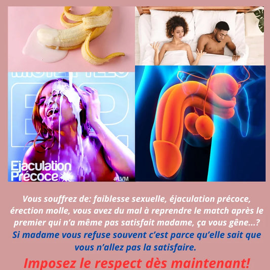 PACK VITALITÉ Faiblesse sexuel, Ejaculations précoce ( (Aloe Berry Nectar + Bee Pollen + Multi-Maca )